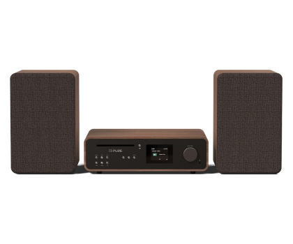 Mikro i mini wieża PURE Classic Stereo Coffee Black/Walnut EU/UK